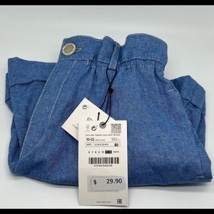Zara Jean Shorts size 11-12 Brand New with tag HALF OFF MSRP